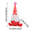Valentine's Day Gnome Doll Peach Heart Faceless Romantic 3