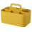 Stackable Portable Organizer Bins: Multi-Purpose Storage for Home & Office Yellow 2