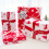 Weihnachtsgeschenkpapier, doppelseitig, mit Baum- und Schneeflockenmotiv 3