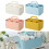 Stackable Portable Organizer Bins: Multi-Purpose Storage for Home & Office Yellow 5