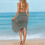 Women's Spaghetti Strap Wrap Dress Lightweight Beach 5