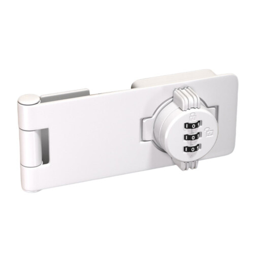 Cabinet door 3 digit combination lock turn knob hasp lock with combination 1