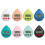 JINGT Timer, Waterdichte Douchetimer, Timer, Badkamertimer Oranje 5