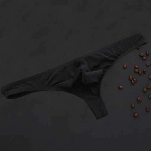 Ανδρικά Διαφανή Σλιπάκια και G-String Ανδρικά Εσώρουχα Λείο Μεταξωτό Εσώρουχο Πάγου 1