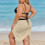 Women's Spaghetti Strap Wrap Dress Lightweight Beach 3
