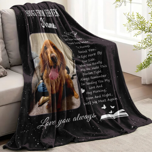 Κουβέρτα Σκύλου κατά Παραγγελία (280GSM Fleece) – Εξατομικευμένη με Φωτογραφία 1