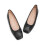 Willtoo Women's Bow Ballet Flats Closed Square Toe Slip-On 4