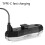 Wireless LED Turn Signal Tail Light with USB Charging for 7