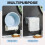 Foldable Trash Bag Holder with Magnetic Closure & Snap Fixing – for Kitchen, Cabinets, Doors, Cupboards 6