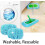 Reusable Mop Pads, Washable Microfiber Chenille Mop Replacement Covers for Multi Floor Surface Wet & Dry Cleaning 5
