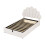 3ft Single Upholstered Hydraulic Bed with Adjustable Chic Petal Headboard 3