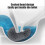 Escova de vaso sanitário com cabeça dupla e borracha flexível (1 unidade) 6
