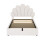 3ft Single Upholstered Hydraulic Bed with Adjustable Chic Petal Headboard 1
