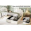 3ft Single Upholstered Hydraulic Bed with Adjustable Chic Petal Headboard 15