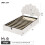3ft Single Upholstered Hydraulic Bed with Adjustable Chic Petal Headboard 16