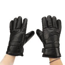 2 Stück beheizbare USB-Handschuhe Wasserdichte PU-Leder für Reiten, Skifahren, Motorrad
