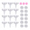 Pong Drinking Game - 12 Clear Plastic Glasses 12oz 2