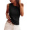 Dames casual top zwart maat L 4