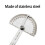 Round Head Protractor Angle Finder 0-180 Degrees 4