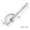 Round Head Protractor Angle Finder 0-180 Degrees 5