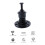 Pipe Handrail Bracket Handrail Bracket Black Iron 2Pcs 4