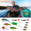 383Pcs Fishing Lure Kit Soft Baits Set Multi-Function Fishing Gear Layer 2