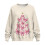 Dame oversized julesweatshirt med sløjfe og træ, lang 4