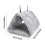 Cama triangular de pelúcia para gaiola de pássaros de 25 cm (10 polegadas), ninho aconchegante e quente para papagaios, casinha resistente para 2
