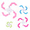 Creative Projects Tool Set for Pompom Makers, DIY Fluff Ball Weaver Needle Wool Knitting Craft with Adjustable Size Durable Plastic Easy To Use 4