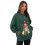 Damenpullover mit Weihnachtsmotiv und Rundhalsausschnitt, Größe L 7