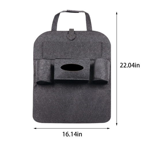 Car Seat Back Storage Bag Waterproof with Tablet and Bottle 2