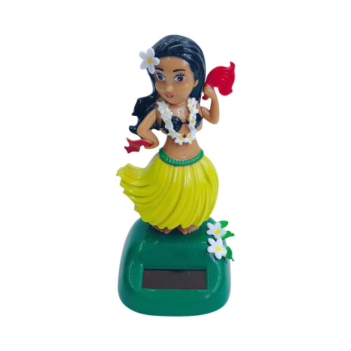 Hawaii Solar Dancing Girl Bobblehead Decor 1pc 2
