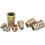 Wood Threaded Insert Nuts Set, Corrosion Resistant Zinc Alloy Self Tapping Designed External Thread Hex Socket Drive Tapered External Threads With 8