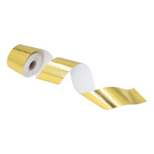 Self-Adhesive Aluminum Heat Shield Tape 2in x 32.8ft Gold