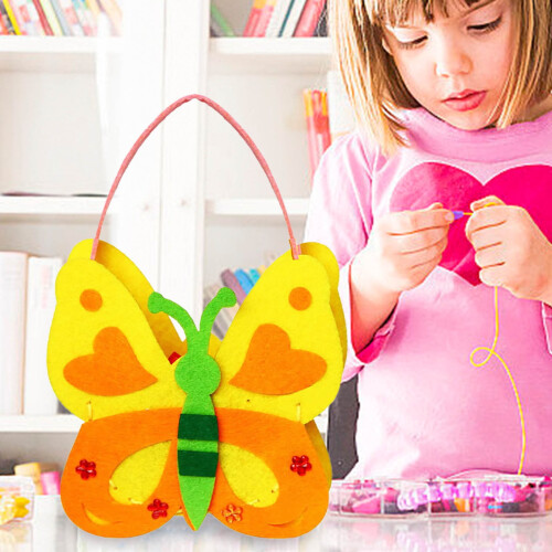 Kit da cucito per bambini, set per principianti con tessuto non tessuto 2