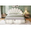4ft6 Double Upholstered Hydraulic Bed with Adjustable Chic Petal Headboard 8