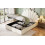 4ft6 Double Upholstered Hydraulic Bed with Adjustable Chic Petal Headboard 10