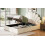 4ft6 Double Upholstered Hydraulic Bed with Adjustable Chic Petal Headboard 11