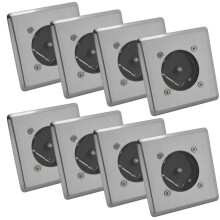 8 Pack Solar Power Decking Floor Light