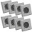 8 Pack Solar Power Decking Floor Light 1