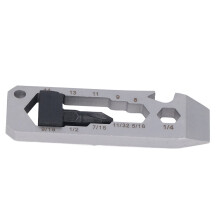 Multitool 7-en-1 6,7x2,1 cm, acier inoxydable