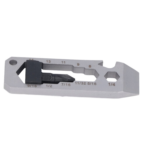 Multitool 7-en-1 6,7x2,1 cm, acier inoxydable