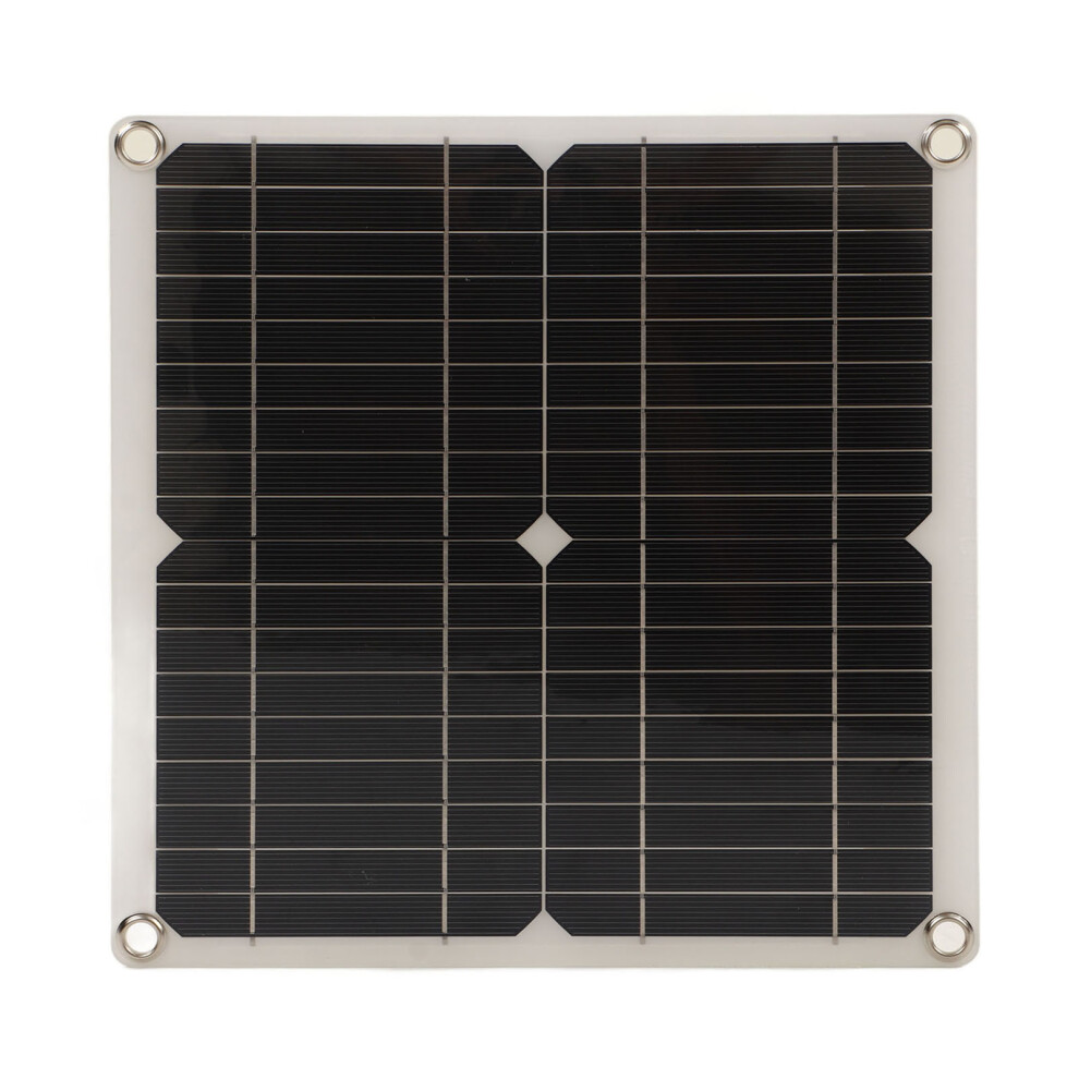 12W Mono Rv Solar Panel With Dual Usb & 30A Charge Controller 6941389361358