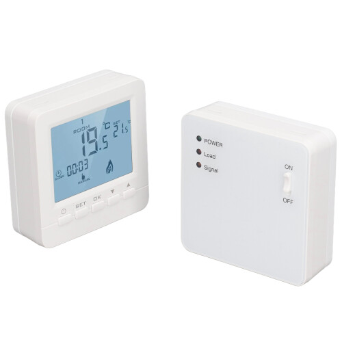 Digital Programmable Thermostat Smart Temperature Controller For Gas Fireplace LCD Display Holiday Mode Child Lock Misoperation Prevented Data Memory 2