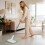 Lazy Mop Wet & Dry – Χωρίς Πλύσιμο, Επαναχρησιμοποιούμενα Πανιά, Μίνι Σφουγγαρίστρα με 4