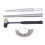 Measuring Tool Ring Mandrel Set Jewelry Tool Accurate Measurements Ring Sizing Measurement Durable Material Professional Ring Sizer Adjustable Size 2