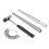 Measuring Tool Ring Mandrel Set Jewelry Tool Accurate Measurements Ring Sizing Measurement Durable Material Professional Ring Sizer Adjustable Size 8