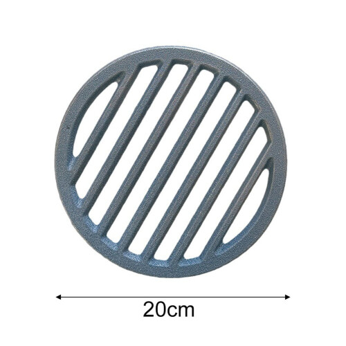 Round Cast Iron Fire Grate For Fireplace Replacement, Heavy Duty Airflow High Temperature Resistant Fireplace Grate Replacement 1