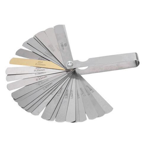 Ευέλικτη εφαρμογή χαλύβδινου φίλερ Gauge32Blades Διπλής σήμανσης μετρικό Imperial ελαφρύ 2