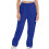 Meresysid Damen-Freizeithose mit elastischem Schnürverschluss, einfarbig, Sport, Blau 6